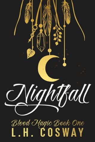 Book cover Nightfall by L.H. Cosway