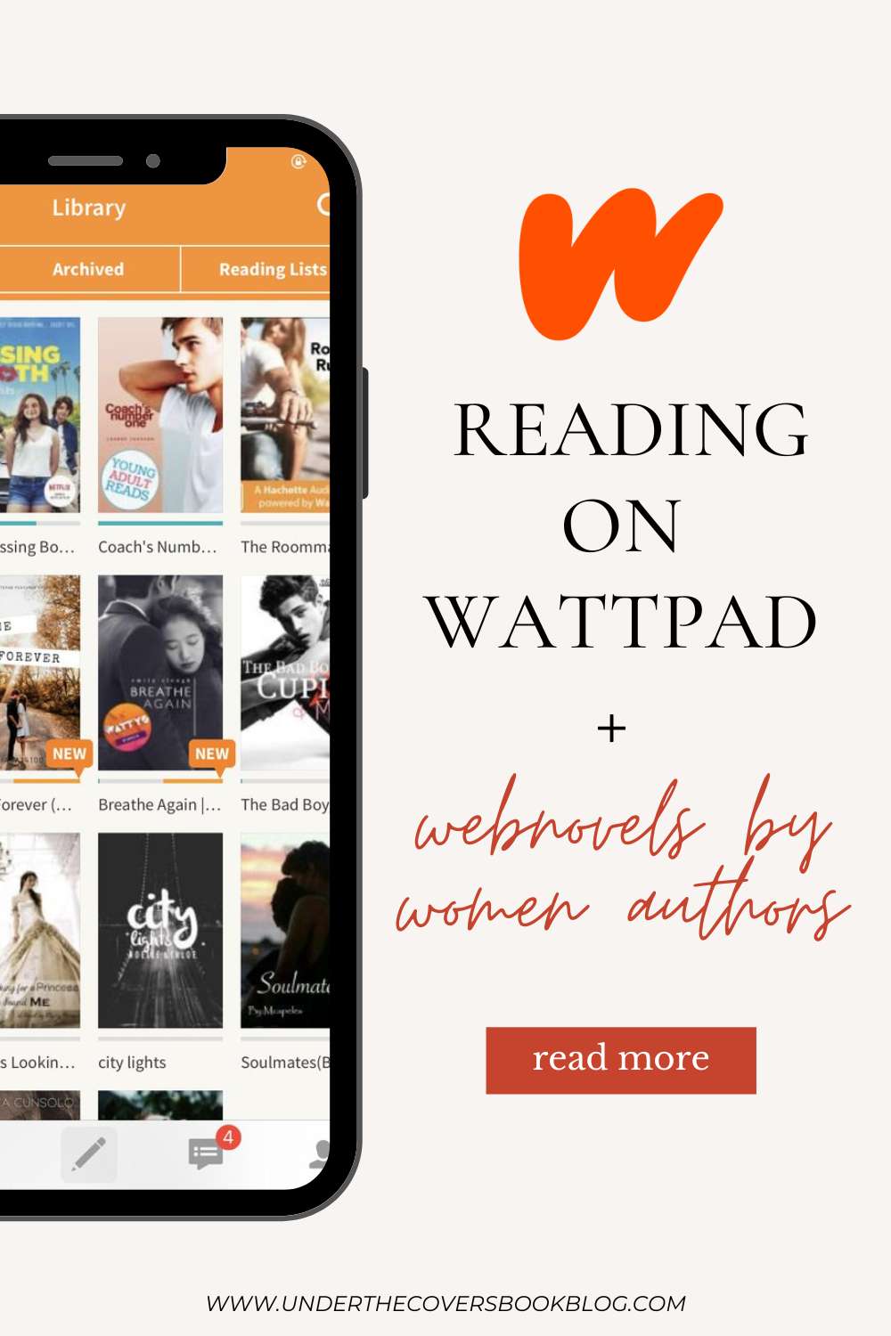 Reading on Wattpad + Webnovels by Women Authors