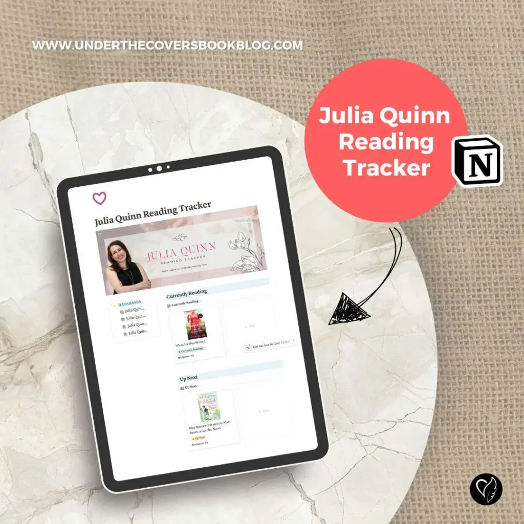 Download a Free Notion Julia Quinn Reading Tracker