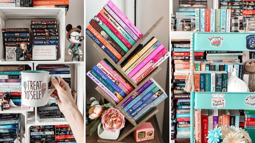 TBR Cart, DIY Crate Bookshelf