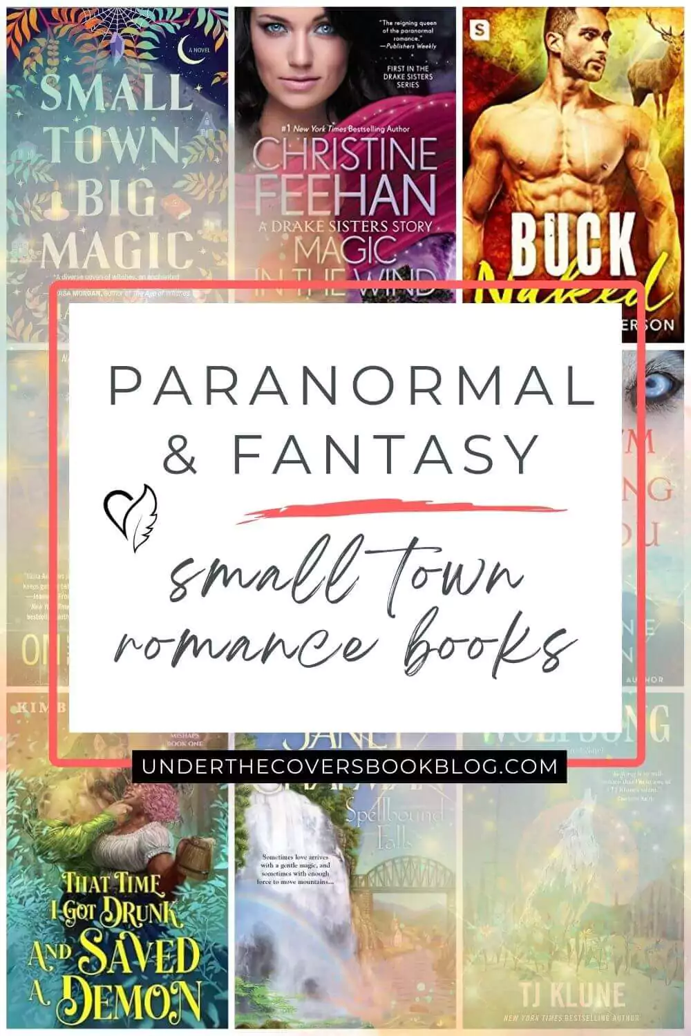 paranormal small town romance books