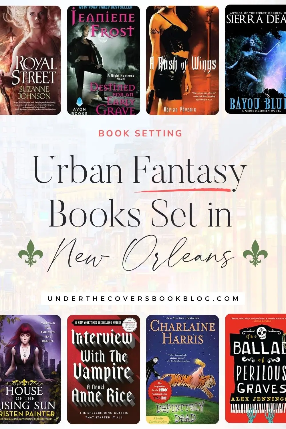 Urban Fantasy Books Set in New Orleans