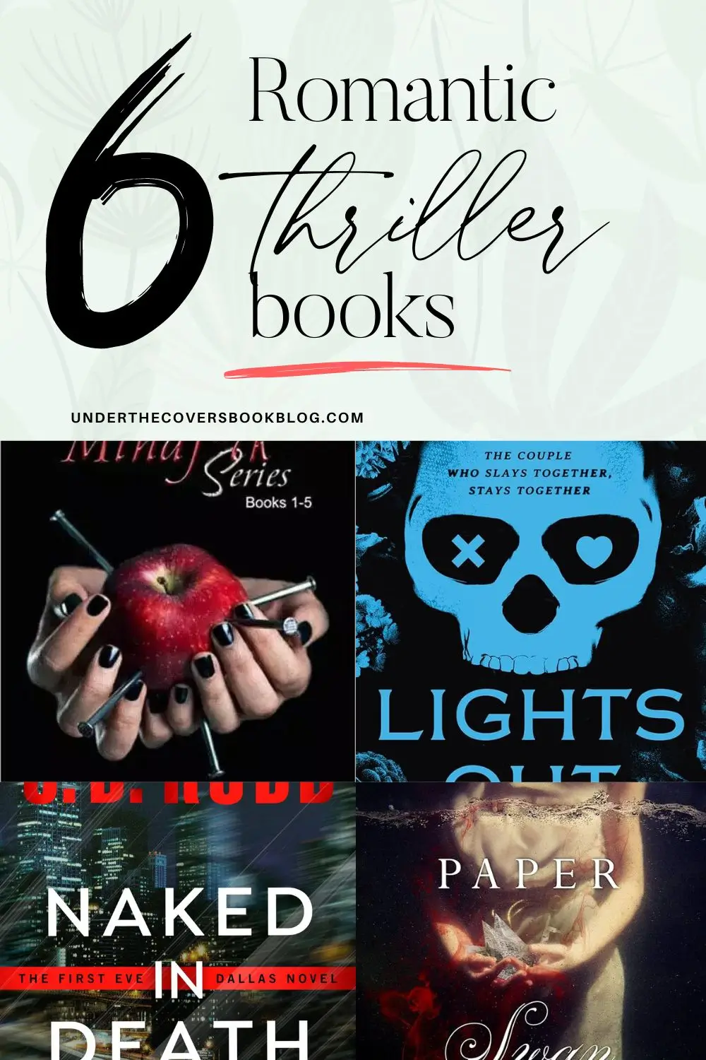 6 romantic thriller books