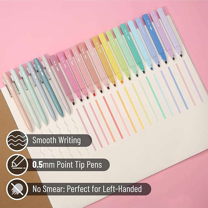 No-bleed highlighters and pens