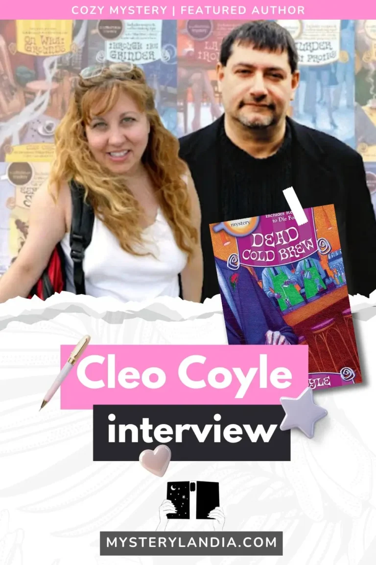 Mysterylandia Interview with author Cleo Coyle on writing process and Dead Cold Brew