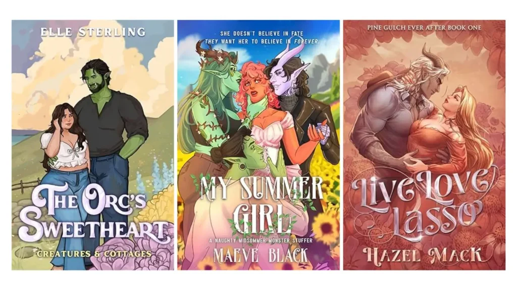 Spring romance tropes fantasy cottagecore