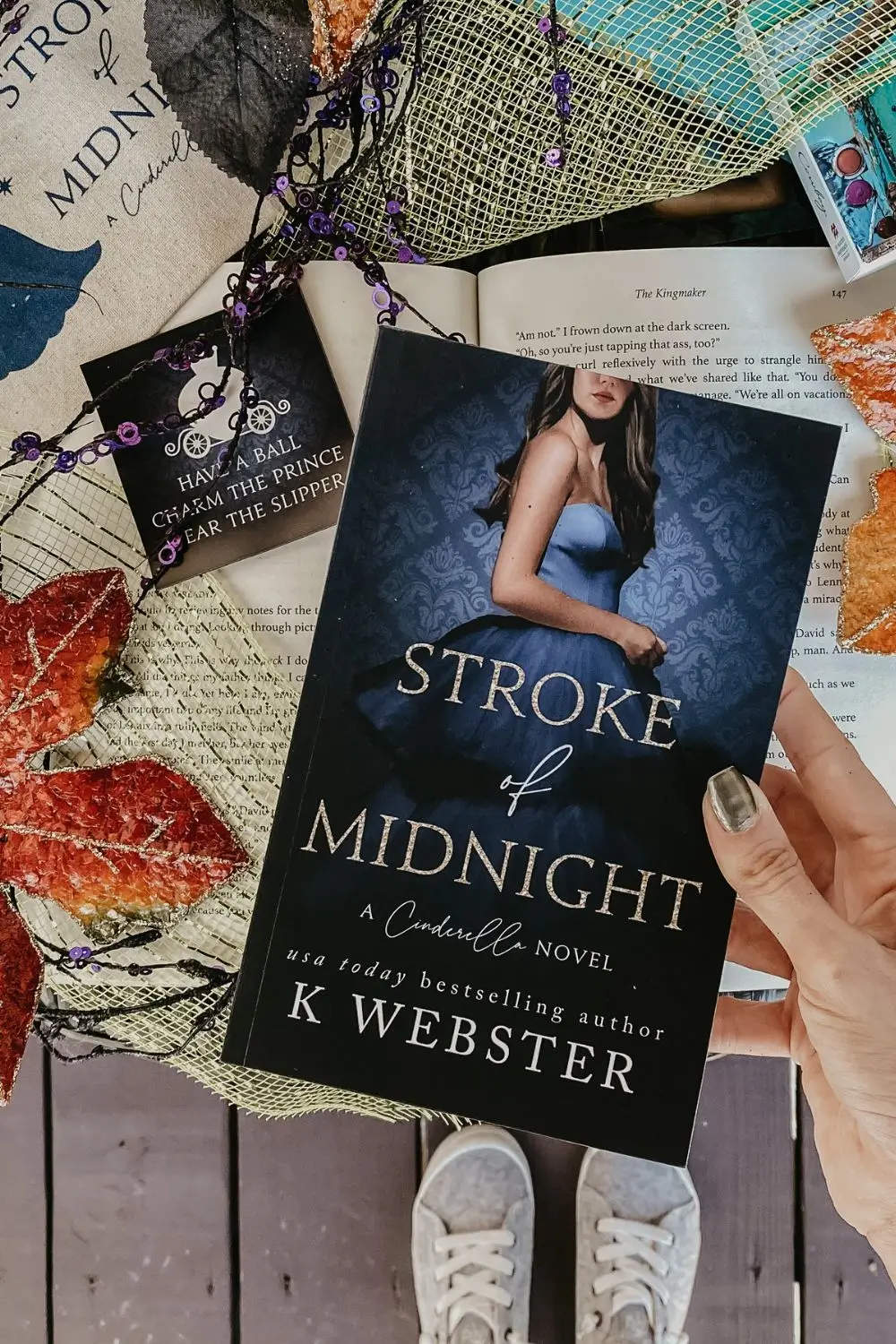 Cinderella Retellings in Romance Books - Pictured here Stroke of Midnight by K. Webster