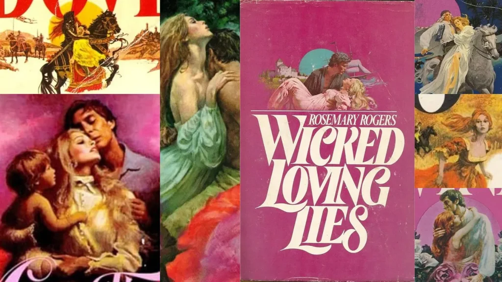 1970s Romance Novels Book Covers