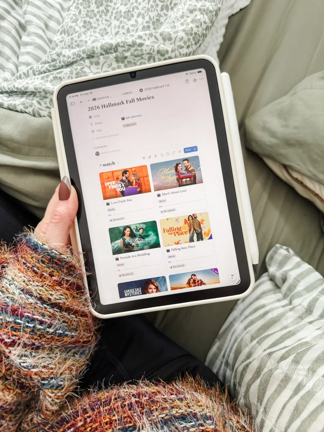 hallmark fall movies notion tracker