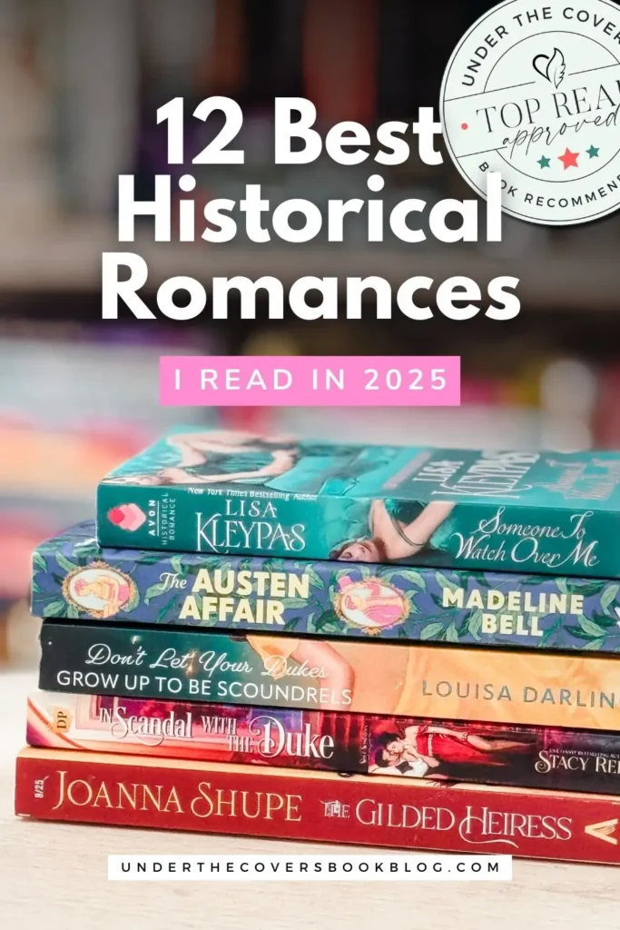 12 Best Historical Romance Books 2025 Pin
