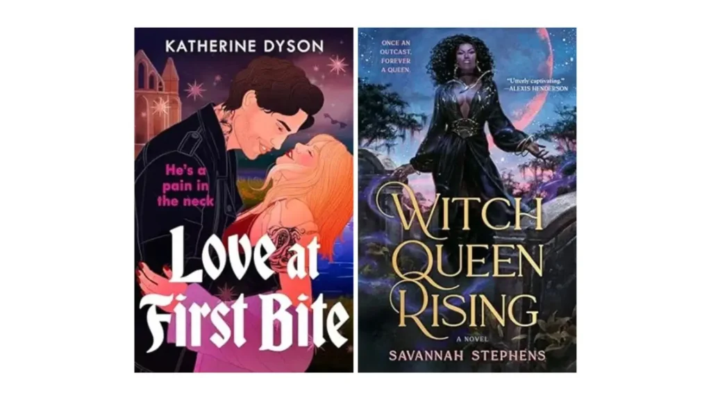 Paranormal April 2026 Book Releases: Love At First Bite by Katherine Dyson and Witch Queen Rising by Savannah Stephens