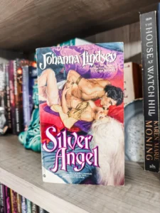 What is a Clinch Cover - showing Silver Angel by Johanna Lindsey