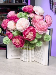 DIY Book Flower Vase