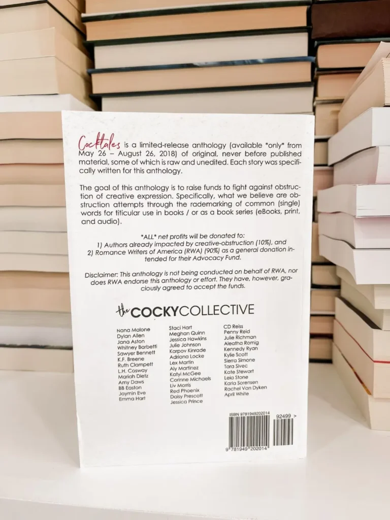 cockygate - the cocky collective anthology back cover (list of authors)