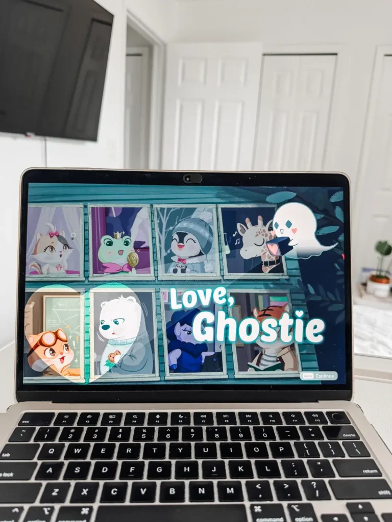 cozy game love Ghostie 