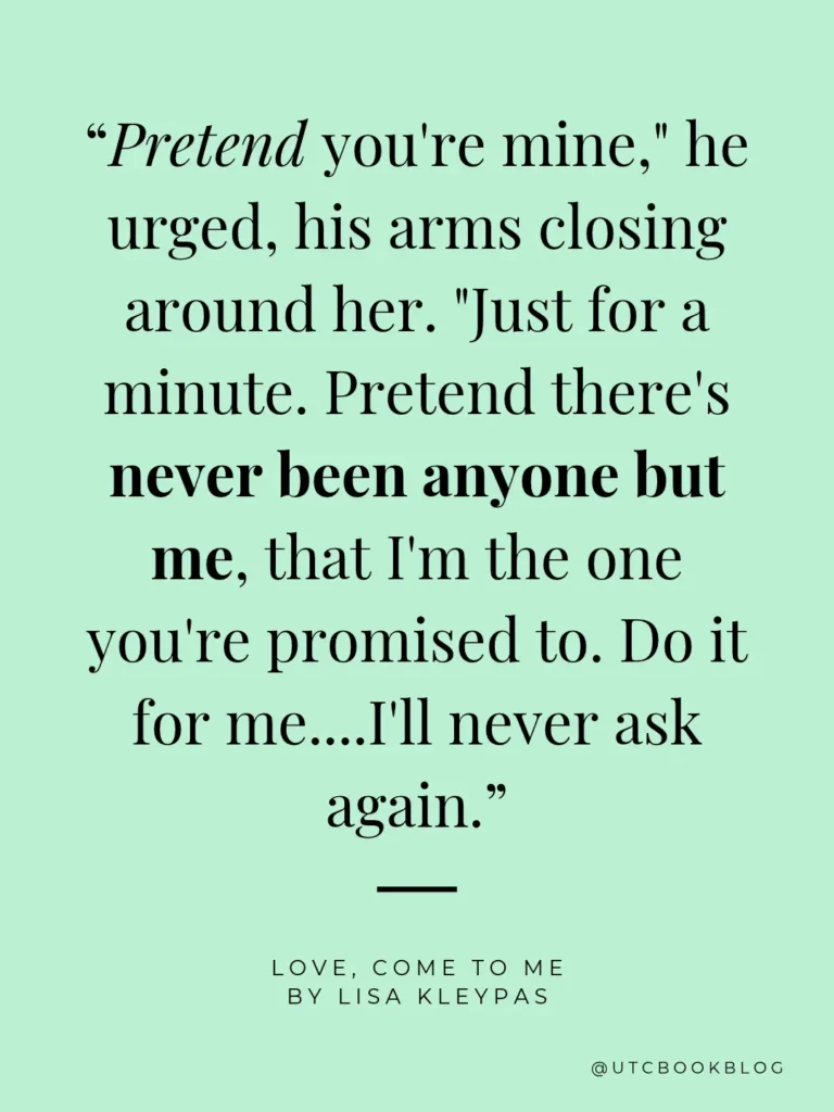 love come to me Lisa Kleypas book quote